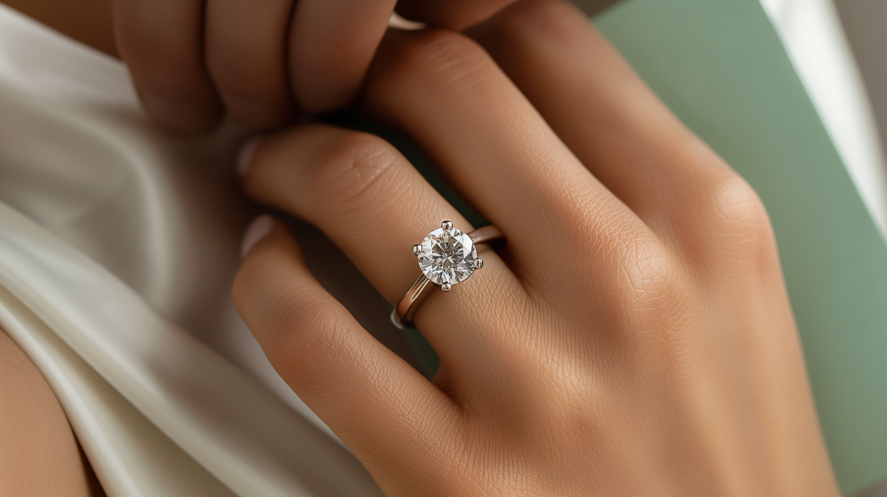 with a classic ring