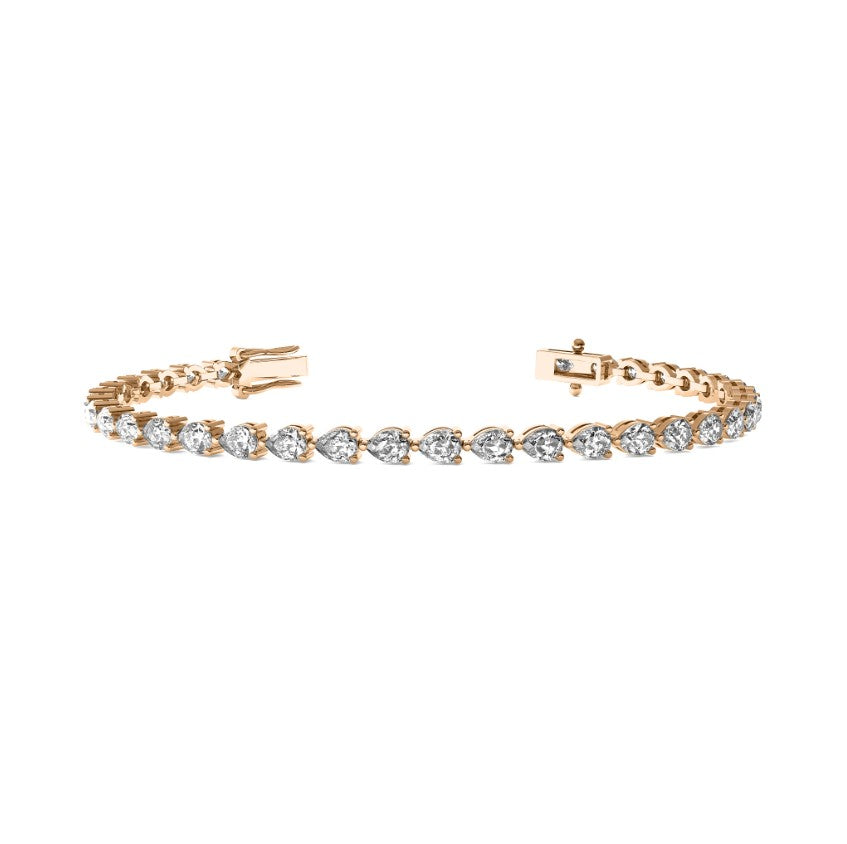 PEAR DIAMOND EAST-WEST TENNIS BRACELET