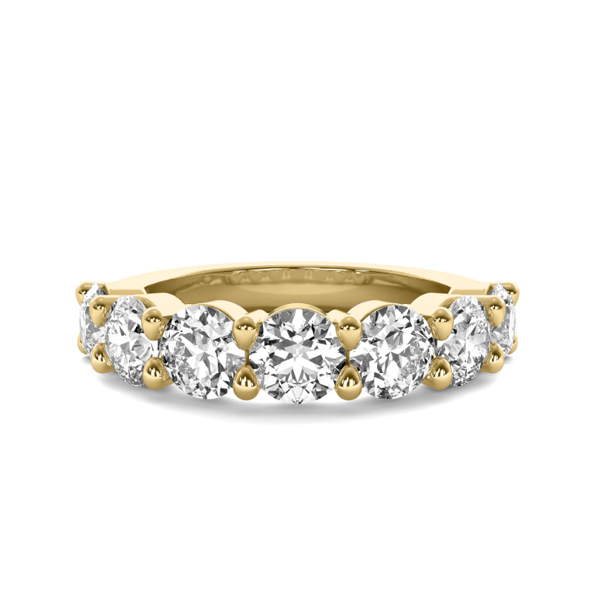FLAT SHANK COMMON PRONG WEDDING BAND