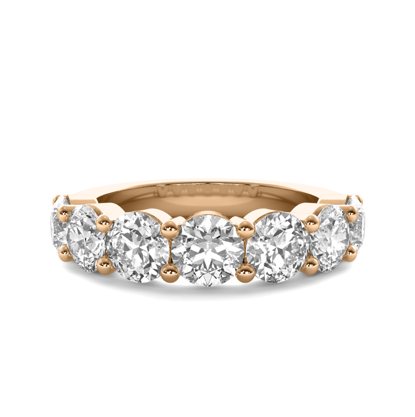 FLAT SHANK COMMON PRONG WEDDING BAND