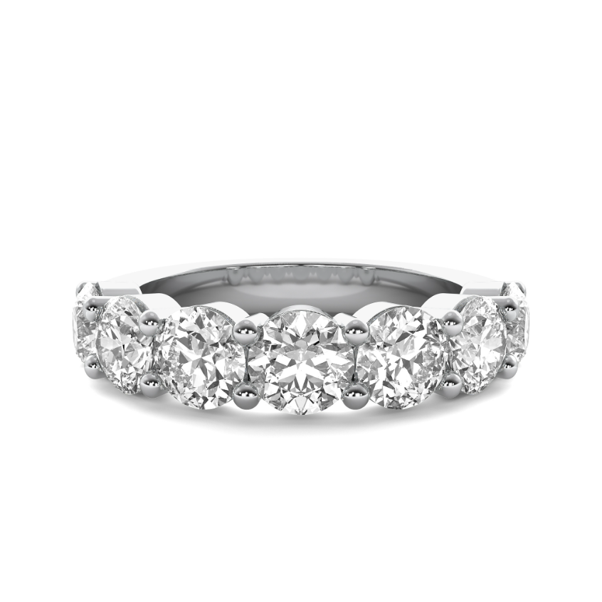 FLAT SHANK COMMON PRONG WEDDING BAND