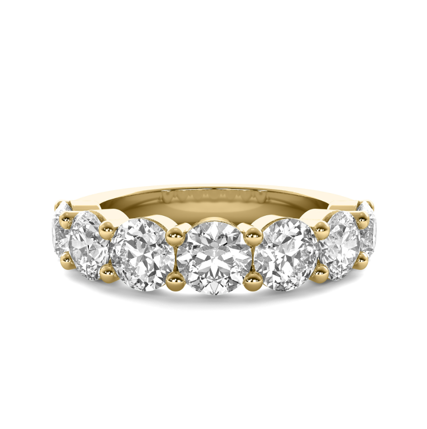 FLAT SHANK COMMON PRONG WEDDING BAND