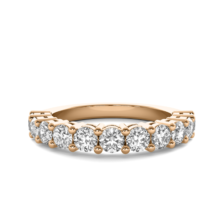 FLAT SHANK COMMON PRONG WITH AIRLINE WEDDING BAND
