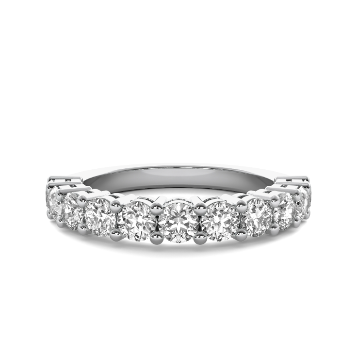 FLAT SHANK COMMON PRONG WITH AIRLINE WEDDING BAND