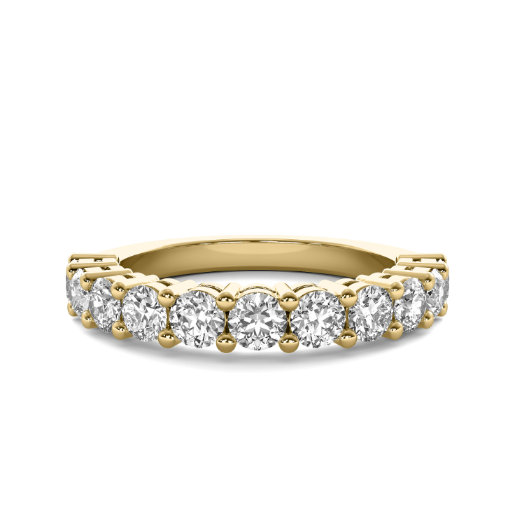 FLAT SHANK COMMON PRONG WITH AIRLINE WEDDING BAND