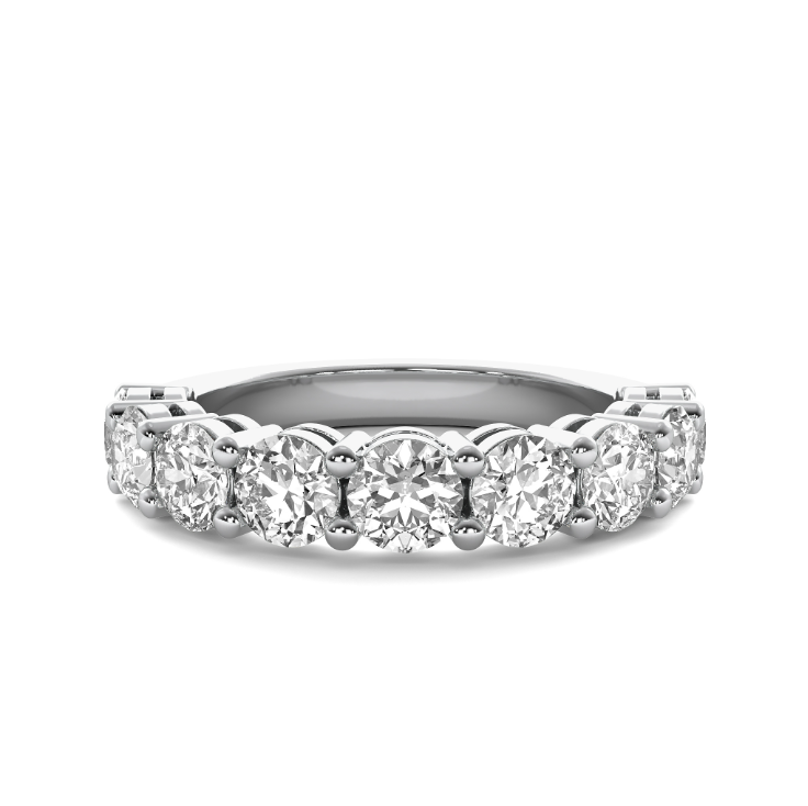 FLAT SHANK COMMON PRONG WITH AIRLINE WEDDING BAND