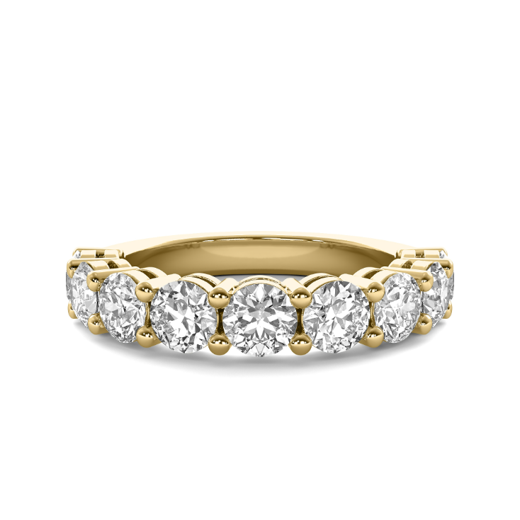 FLAT SHANK COMMON PRONG WITH AIRLINE WEDDING BAND