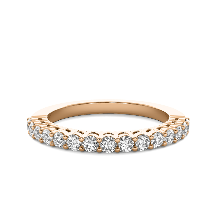 FLAT SHANK COMMON PRONG WITH AIRLINE WEDDING BAND