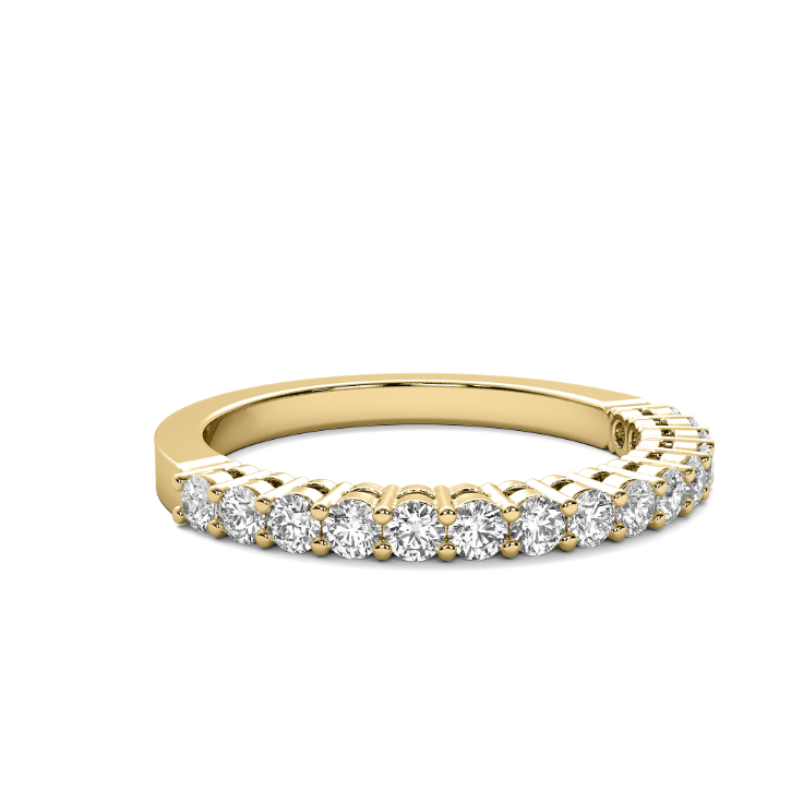 FLAT SHANK COMMON PRONG WITH AIRLINE WEDDING BAND
