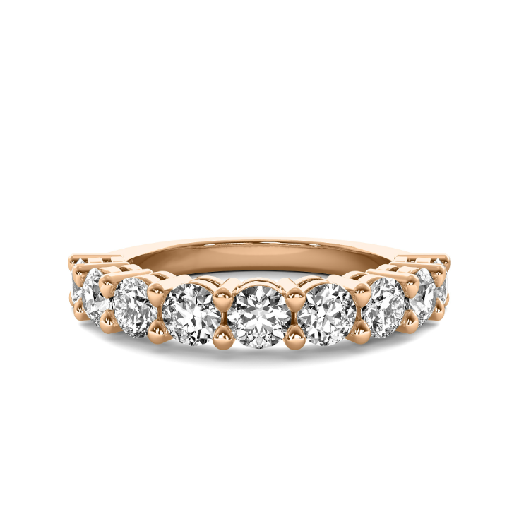FLAT SHANK COMMON PRONG WITH AIRLINE WEDDING BAND