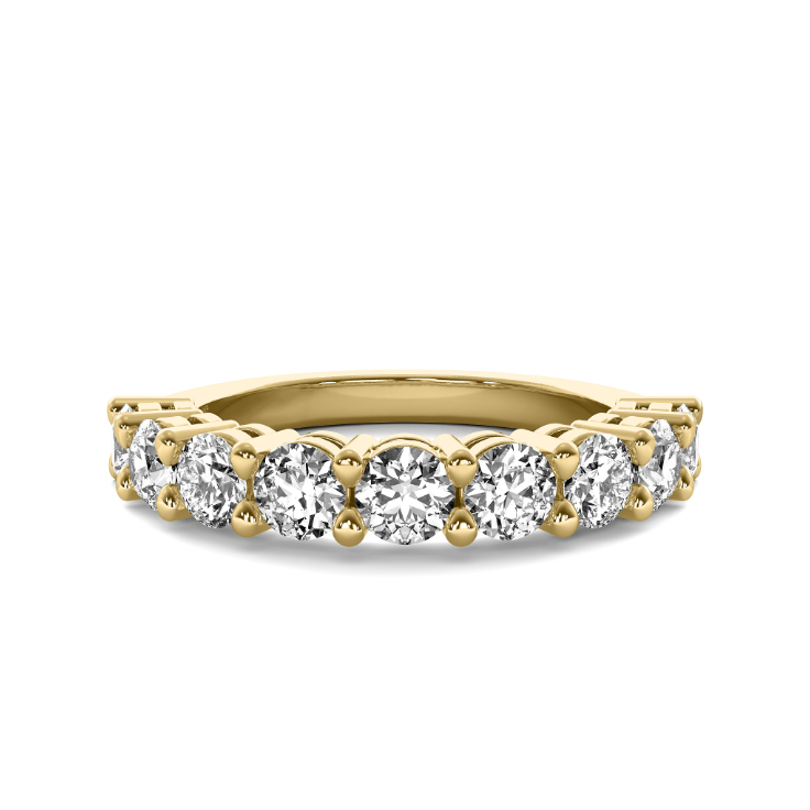 FLAT SHANK COMMON PRONG WITH AIRLINE WEDDING BAND