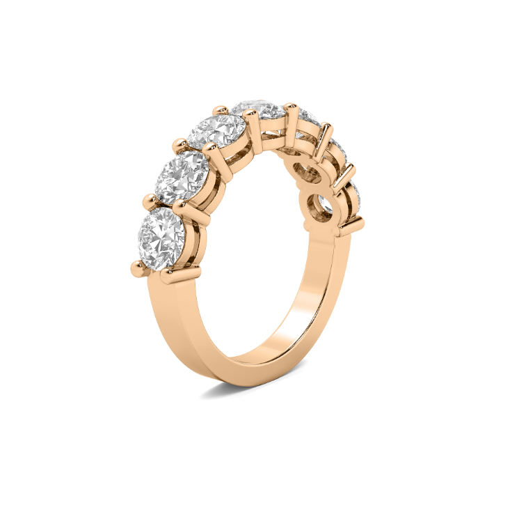 FLAT SHANK COMMON PRONG WITH AIRLINE WEDDING BAND
