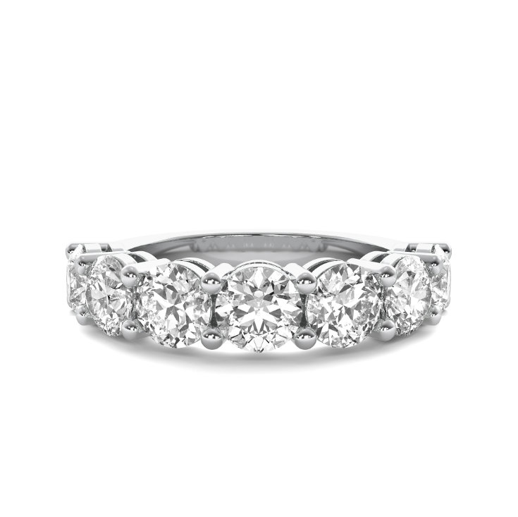 FLAT SHANK COMMON PRONG WITH AIRLINE WEDDING BAND
