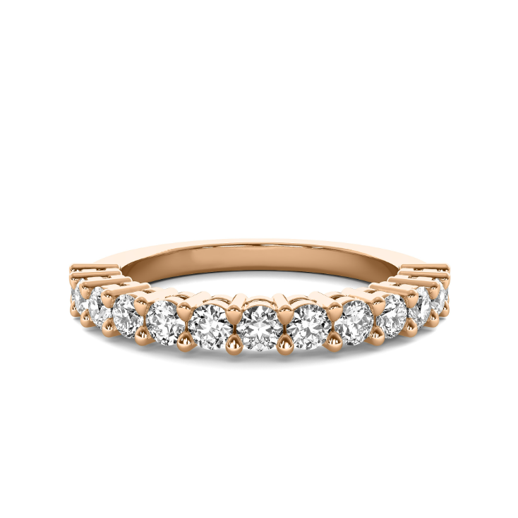 FLAT SHANK COMMON PRONG WITH AIRLINE WEDDING BAND