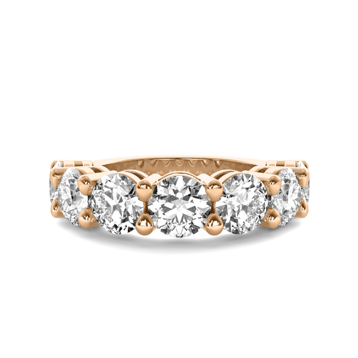 FLAT SHANK COMMON PRONG WITH AIRLINE WEDDING BAND