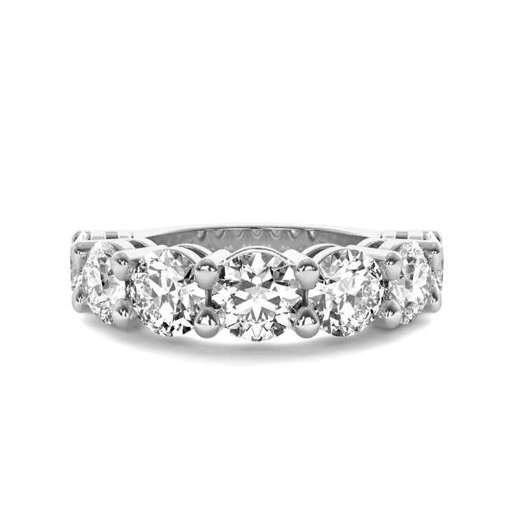 FLAT SHANK COMMON PRONG WITH AIRLINE WEDDING BAND