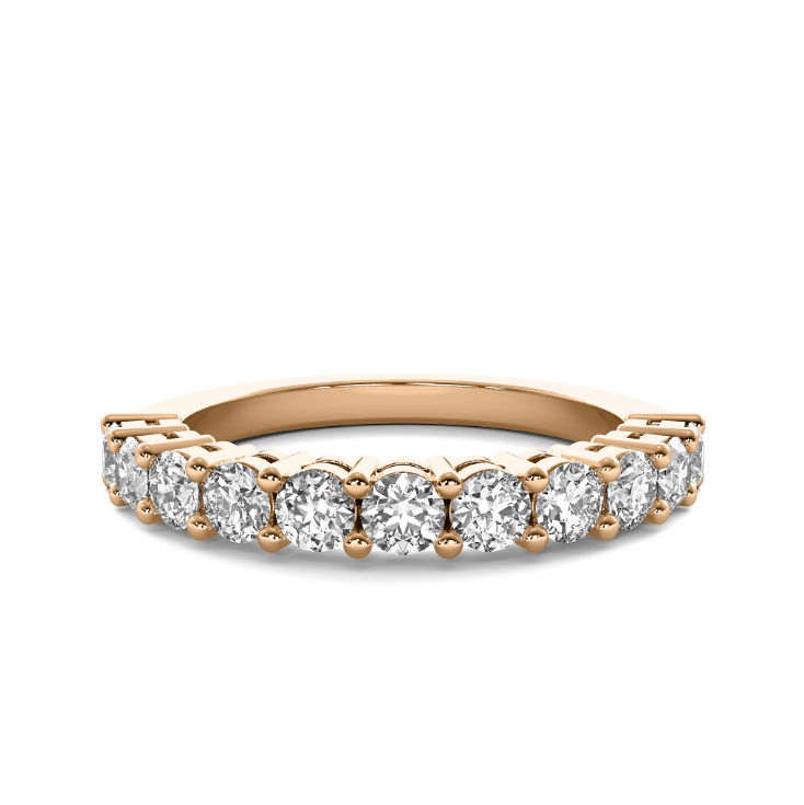 FLAT SHANK COMMON PRONG WITH AIRLINE WEDDING BAND