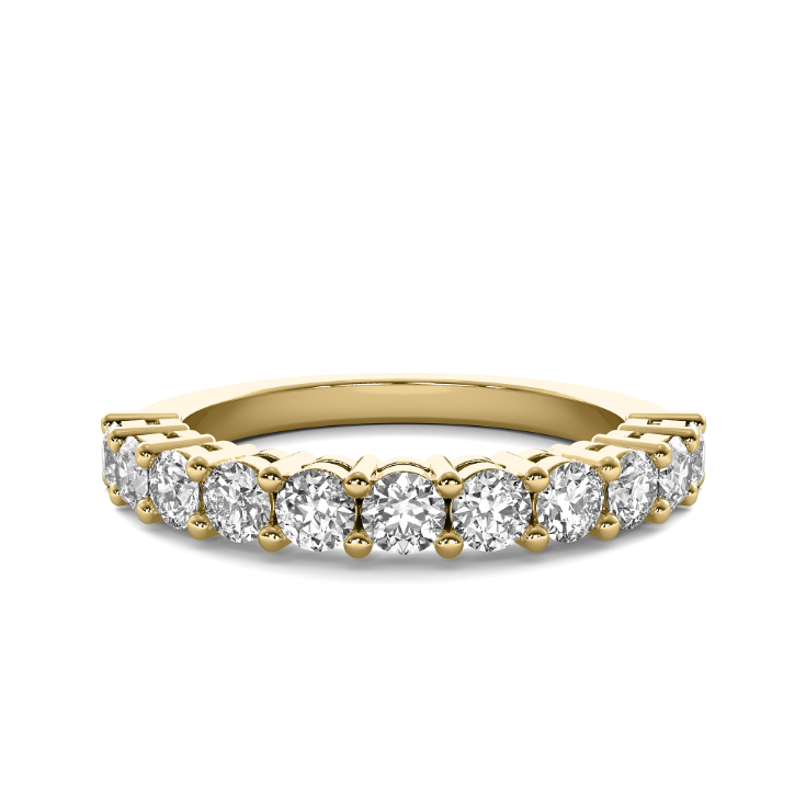 FLAT SHANK COMMON PRONG WITH AIRLINE WEDDING BAND
